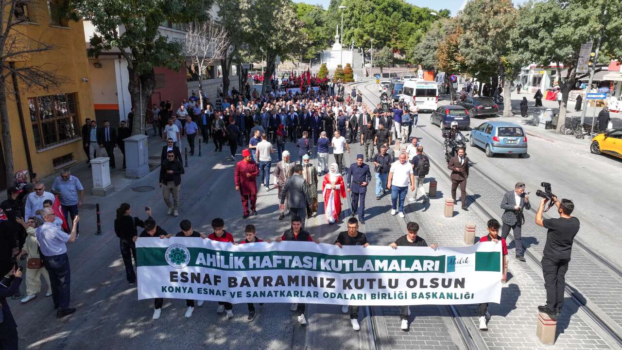 Konya’da esnafın bayramı başladı! İşte yılın ahisi, kalfası ve çırağı 3